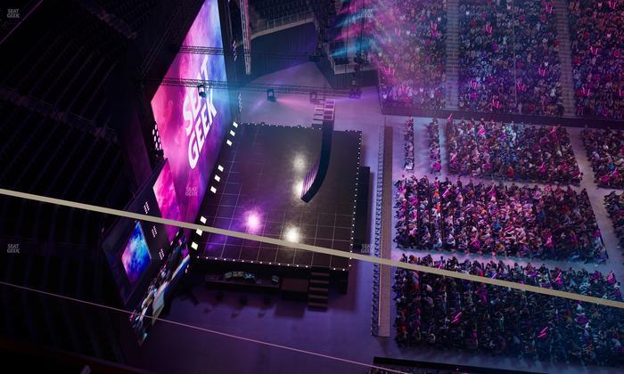Little Caesars Arena - Section Upper Gondola 21 Seat View