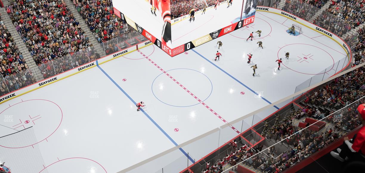 Little Caesars Arena - Section Upper Gondola 21 Seat View