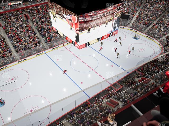 Little Caesars Arena - Section Upper Gondola 21 Seat View