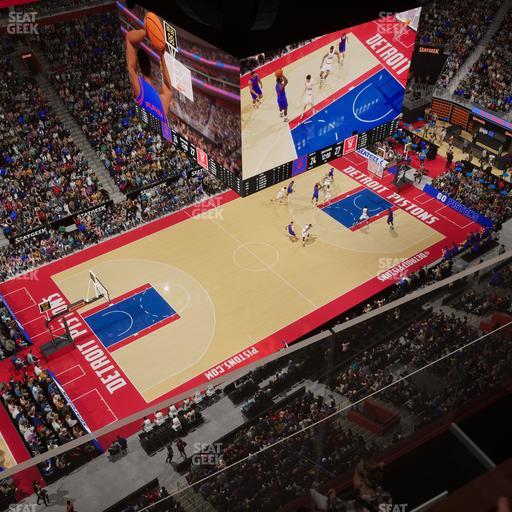 Little Caesars Arena - Section Upper Gondola 21 Seat View