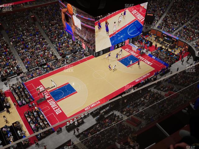 Little Caesars Arena - Section Upper Gondola 21 Seat View