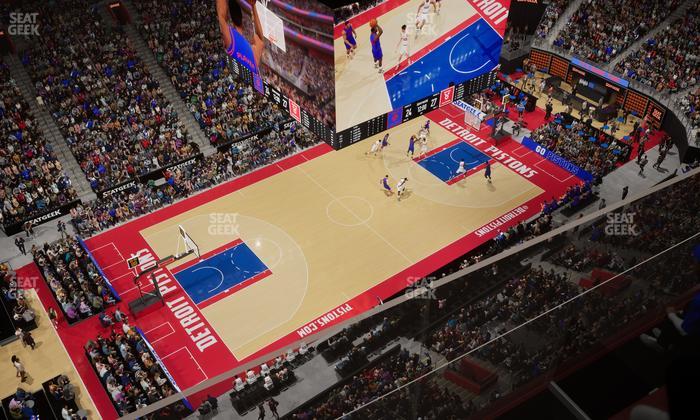 Little Caesars Arena - Section Upper Gondola 21 Seat View