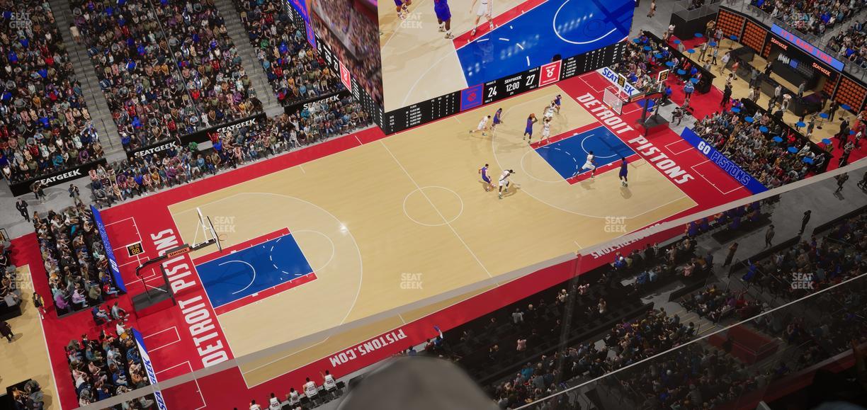 Little Caesars Arena - Section Upper Gondola 22 Seat View