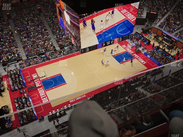 Little Caesars Arena - Section Upper Gondola 22 Seat View