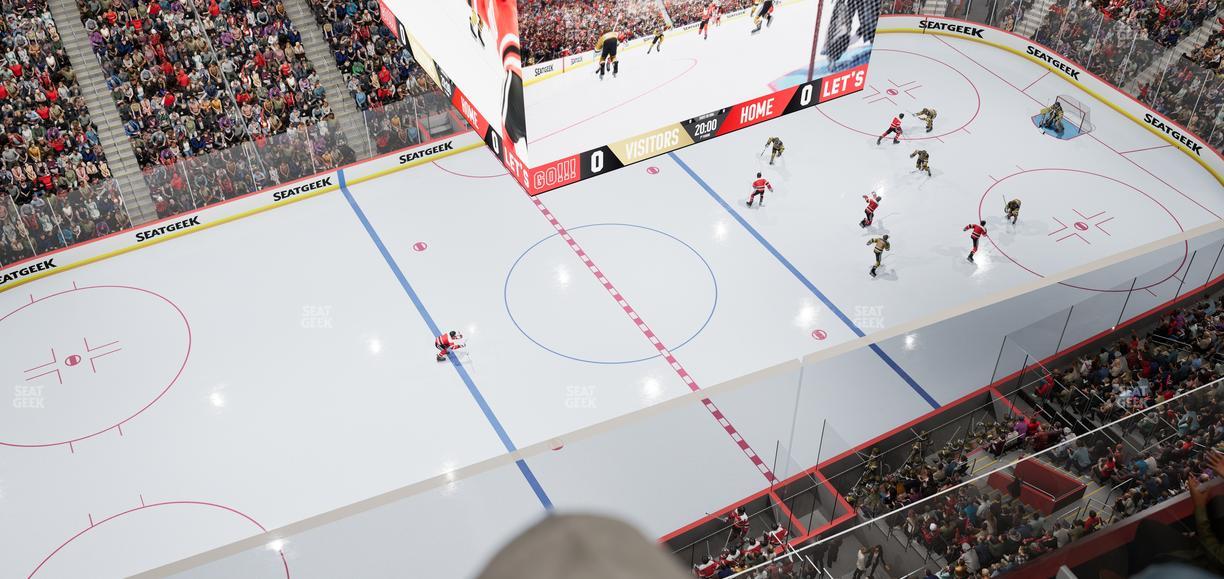 Little Caesars Arena - Section Upper Gondola 22 Seat View
