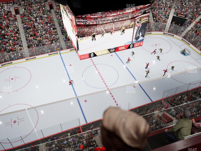 Little Caesars Arena - Section Upper Gondola 23 Seat View
