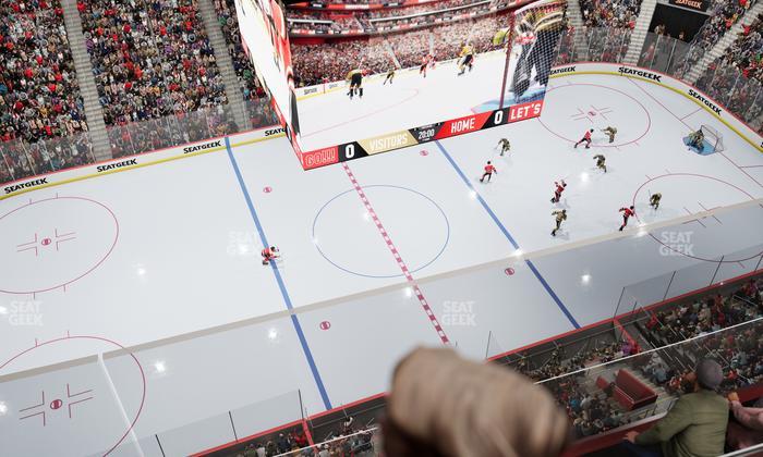 Little Caesars Arena - Section Upper Gondola 23 Seat View