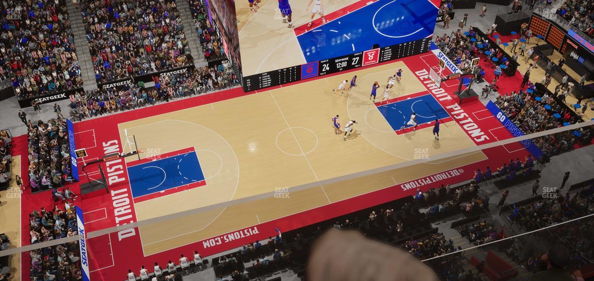 Little Caesars Arena - Section Upper Gondola 23 Seat View