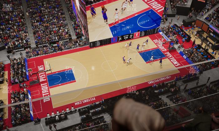 Little Caesars Arena - Section Upper Gondola 23 Seat View