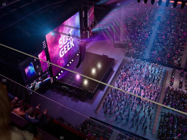 Little Caesars Arena - Section Upper Gondola 23 Seat View