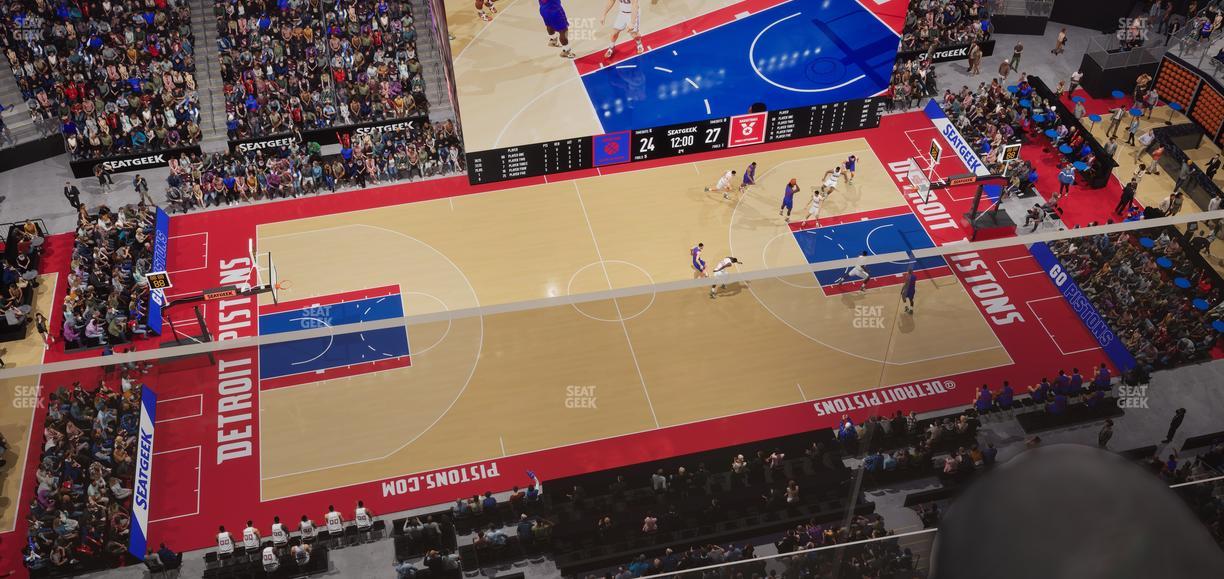 Little Caesars Arena - Section Upper Gondola 24 Seat View