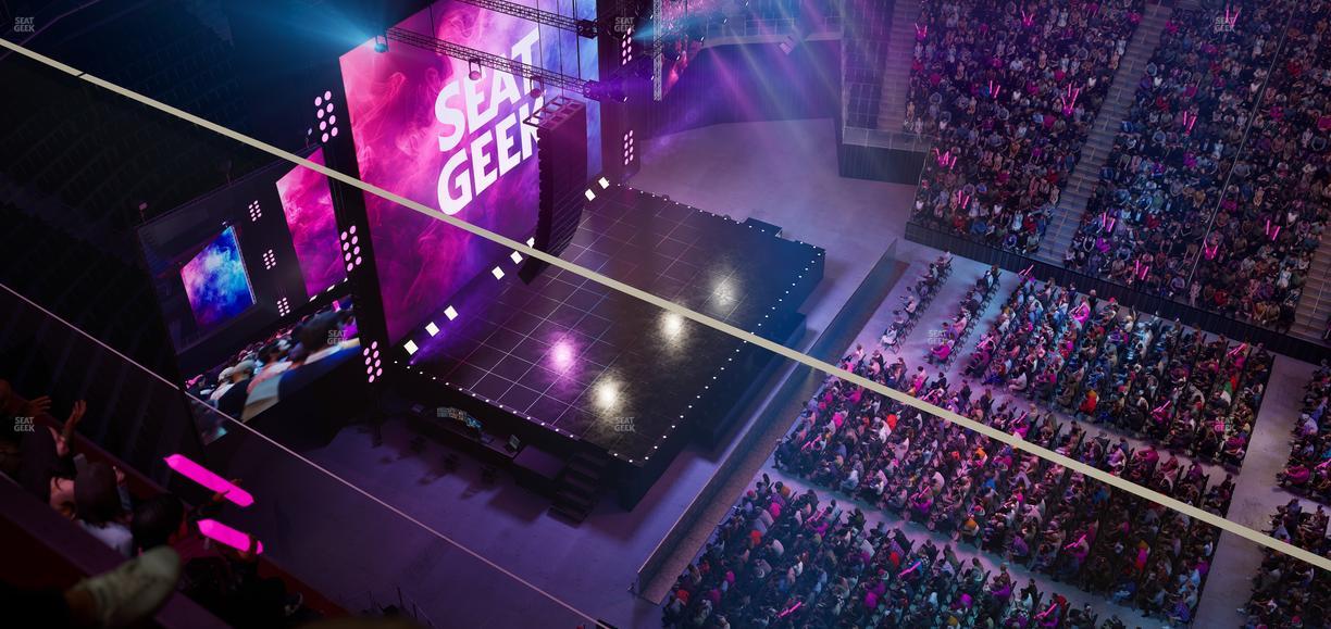 Little Caesars Arena - Section Upper Gondola 24 Seat View