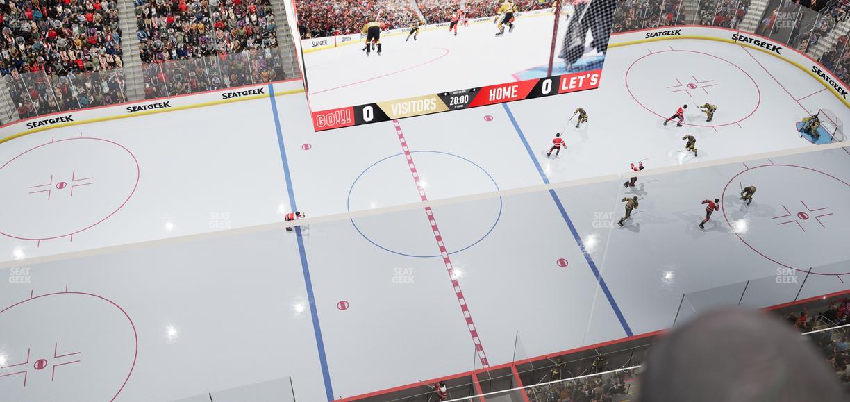 Little Caesars Arena - Section Upper Gondola 24 Seat View