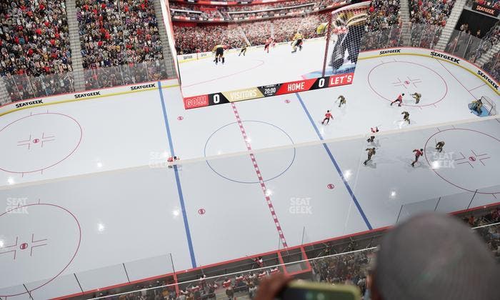 Little Caesars Arena - Section Upper Gondola 24 Seat View