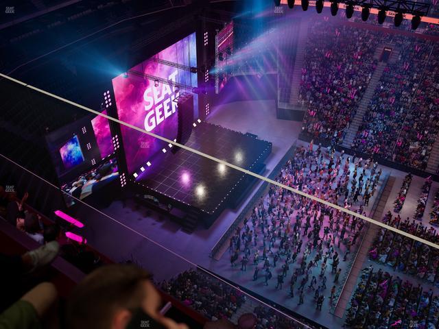 Little Caesars Arena - Section Upper Gondola 24 Seat View