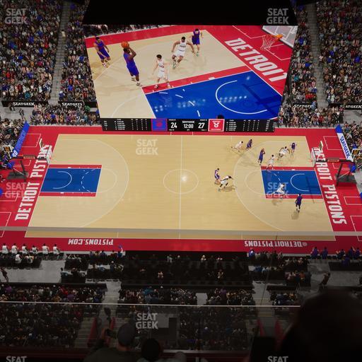 Little Caesars Arena - Section Upper Gondola 25 Seat View