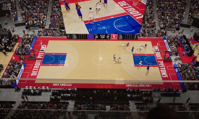 Little Caesars Arena - Section Upper Gondola 25 Seat View