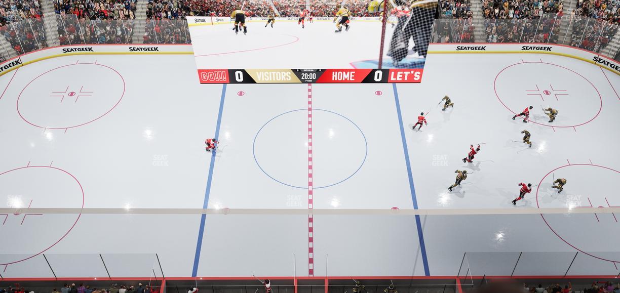 Little Caesars Arena - Section Upper Gondola 25 Seat View