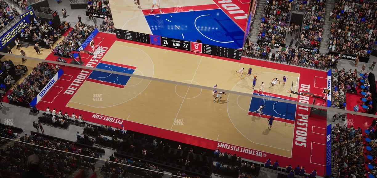 Little Caesars Arena - Section Upper Gondola 26 Seat View