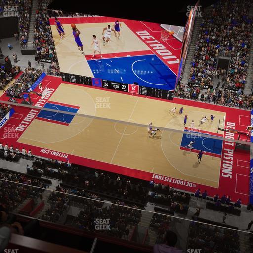 Little Caesars Arena - Section Upper Gondola 26 Seat View