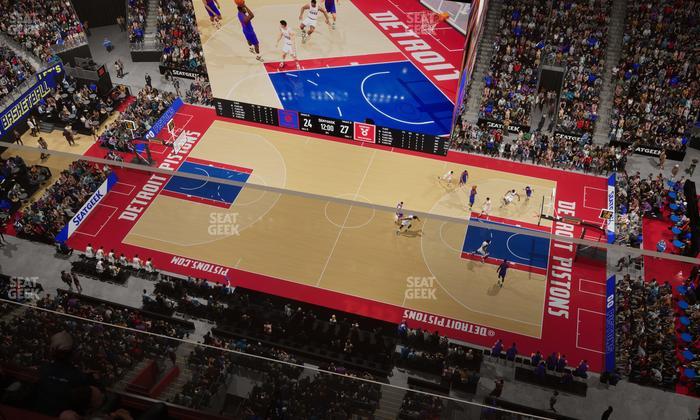 Little Caesars Arena - Section Upper Gondola 26 Seat View