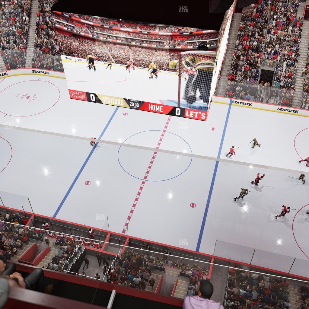 Little Caesars Arena - Section Upper Gondola 26 Seat View