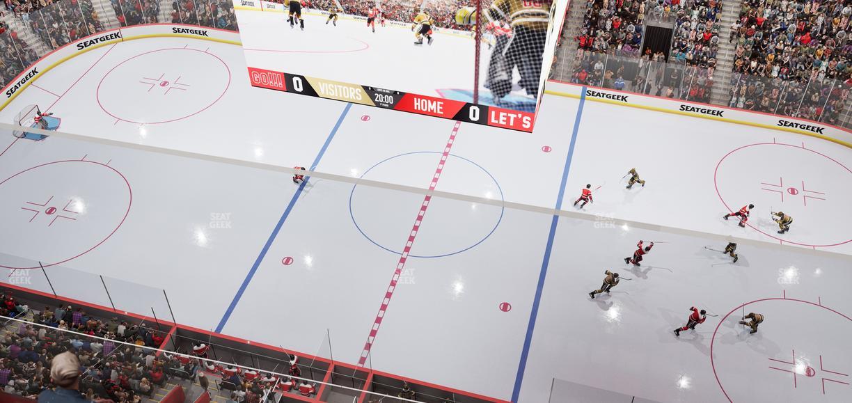 Little Caesars Arena - Section Upper Gondola 26 Seat View