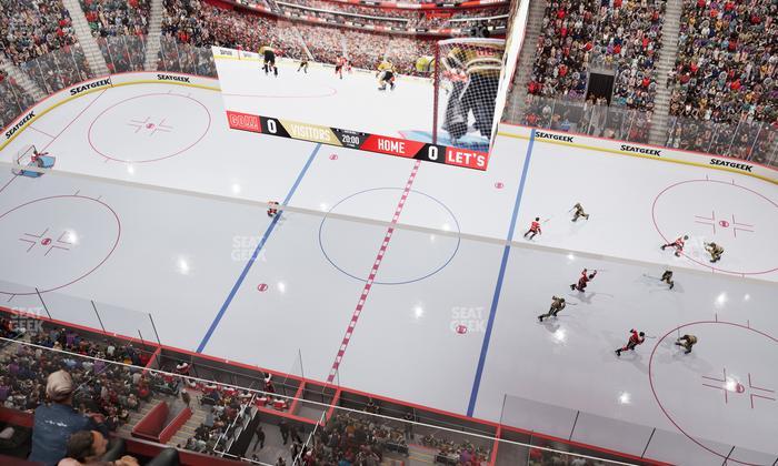 Little Caesars Arena - Section Upper Gondola 26 Seat View