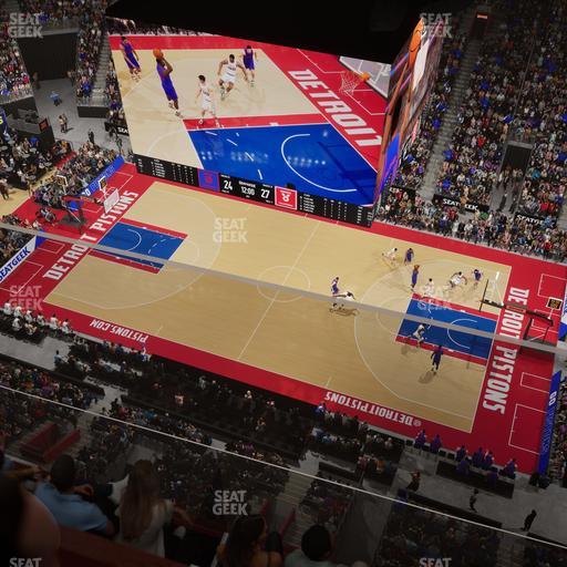 Little Caesars Arena - Section Upper Gondola 27 Seat View