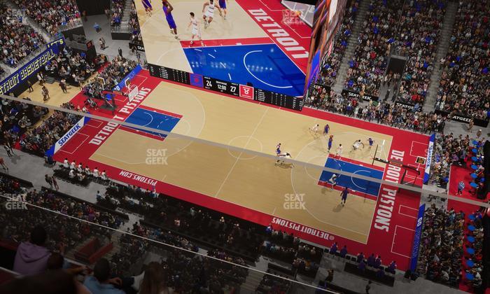 Little Caesars Arena - Section Upper Gondola 27 Seat View