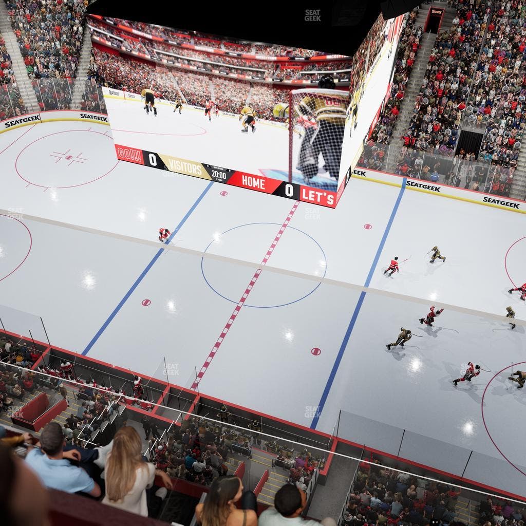 Little Caesars Arena - Section Upper Gondola 27 Seat View