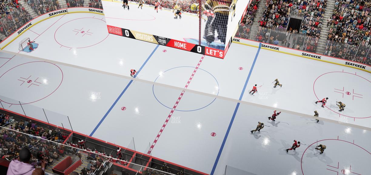 Little Caesars Arena - Section Upper Gondola 27 Seat View