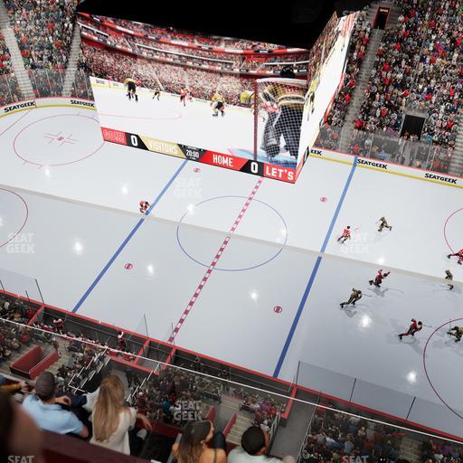 Little Caesars Arena - Section Upper Gondola 27 Seat View