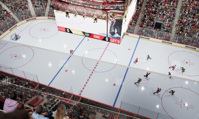 Little Caesars Arena - Section Upper Gondola 27 Seat View