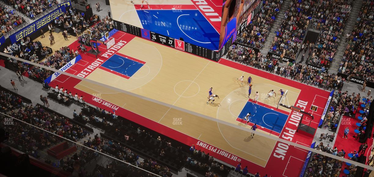 Little Caesars Arena - Section Upper Gondola 28 Seat View