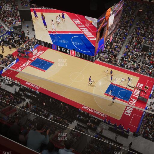 Little Caesars Arena - Section Upper Gondola 28 Seat View