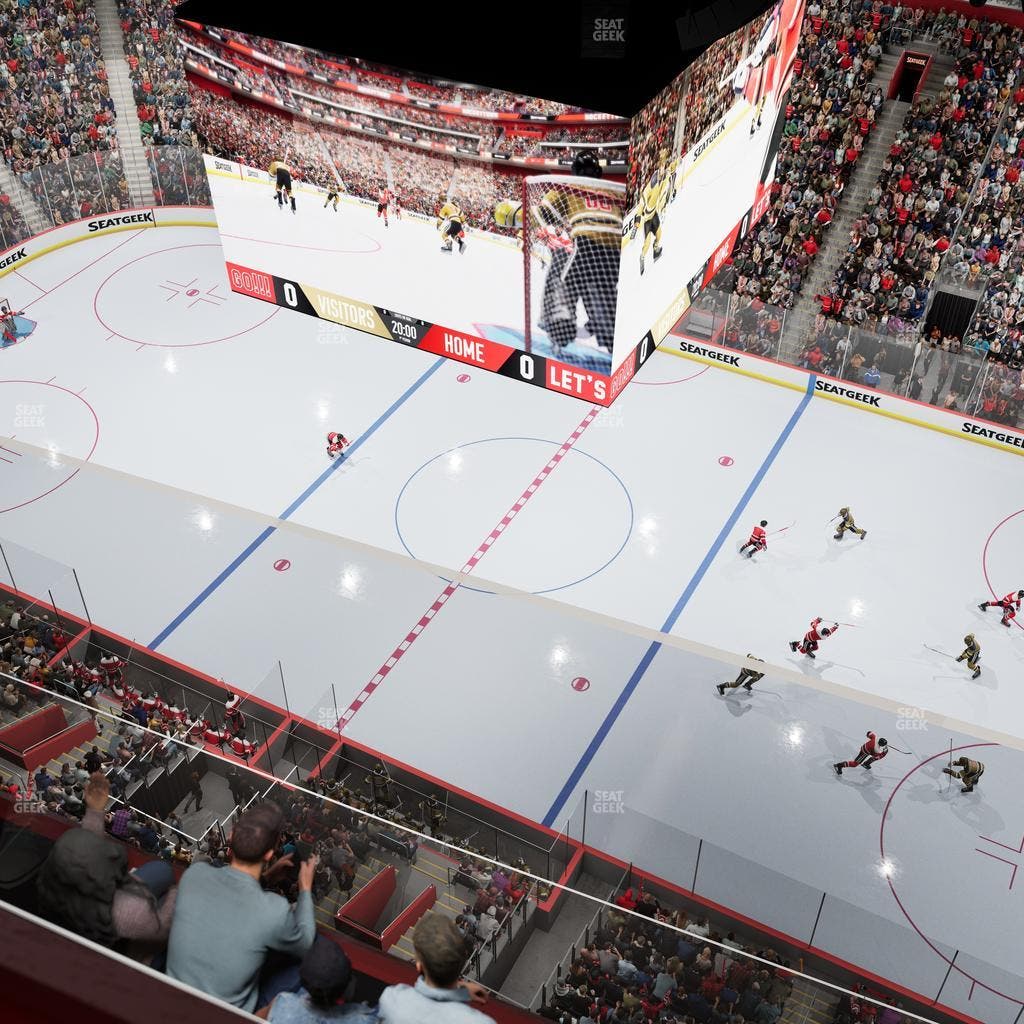 Little Caesars Arena - Section Upper Gondola 28 Seat View