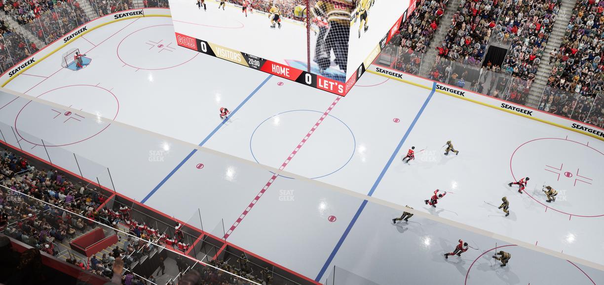 Little Caesars Arena - Section Upper Gondola 28 Seat View