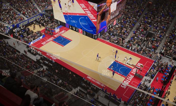 Little Caesars Arena - Section Upper Gondola 29 Seat View