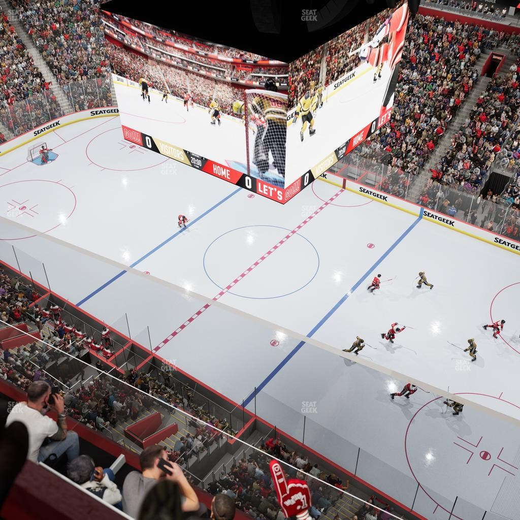 Little Caesars Arena - Section Upper Gondola 29 Seat View