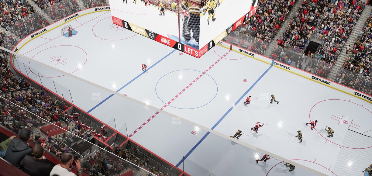 Little Caesars Arena - Section Upper Gondola 29 Seat View