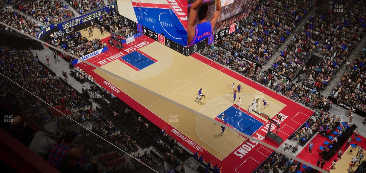 Little Caesars Arena - Section Upper Gondola 30 Seat View