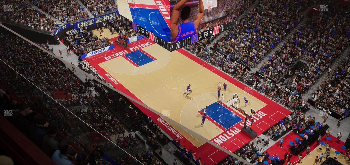 Little Caesars Arena - Section Upper Gondola 31 Seat View