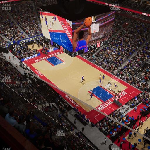 Little Caesars Arena - Section Upper Gondola 31 Seat View