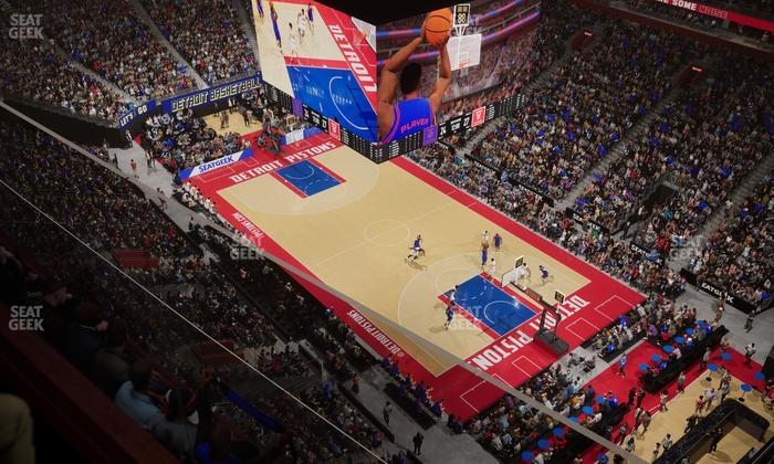 Little Caesars Arena - Section Upper Gondola 31 Seat View