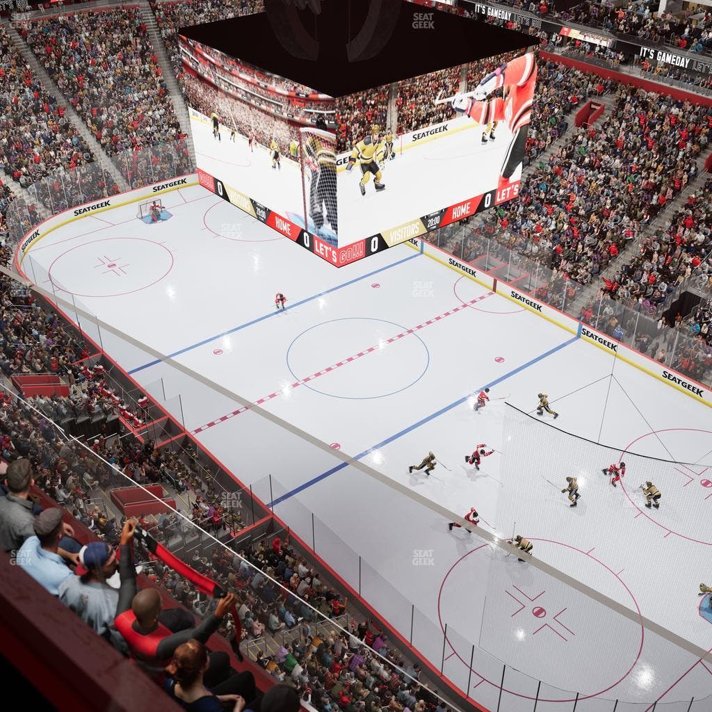 Little Caesars Arena - Section Upper Gondola 31 Seat View