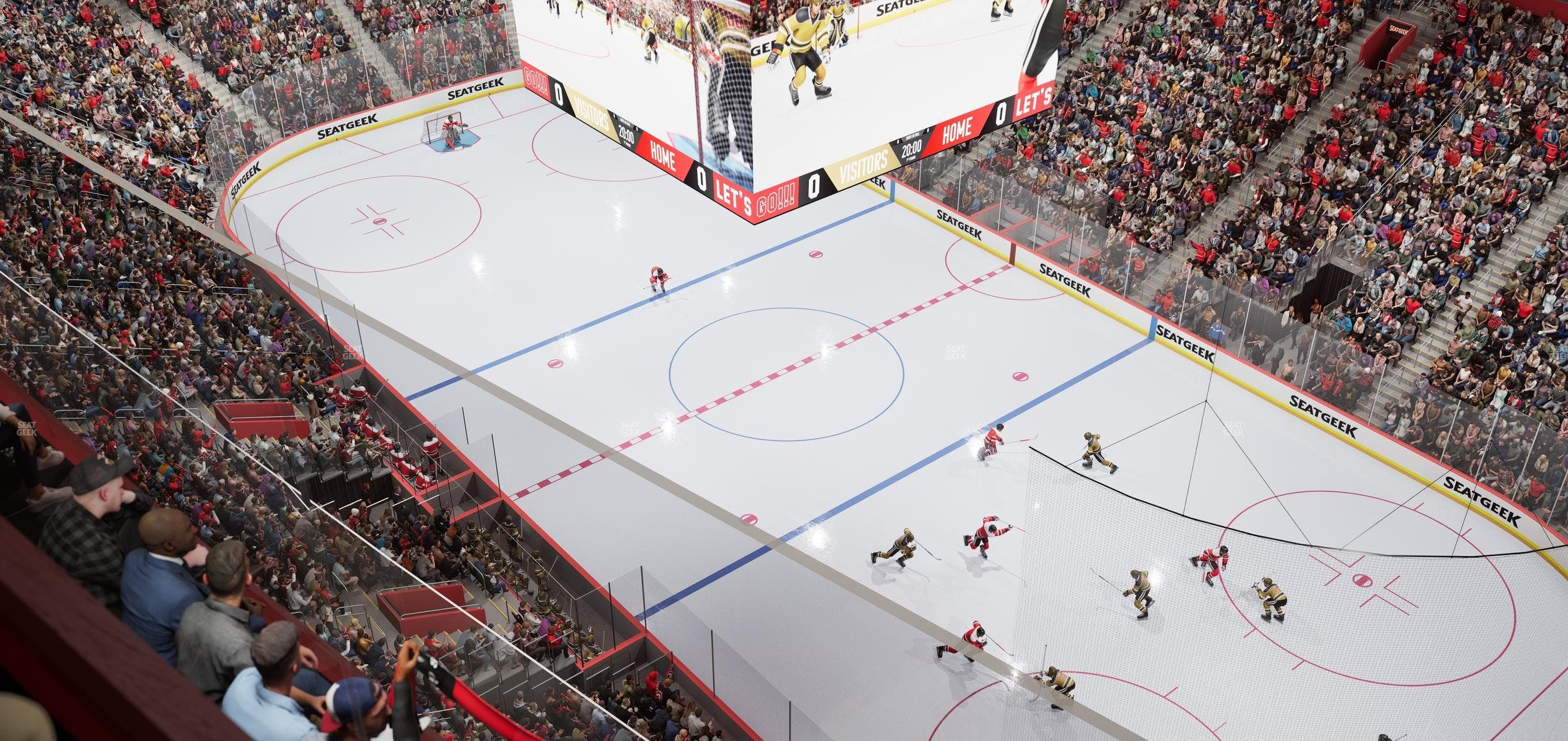 Little Caesars Arena - Section Upper Gondola 31 Seat View