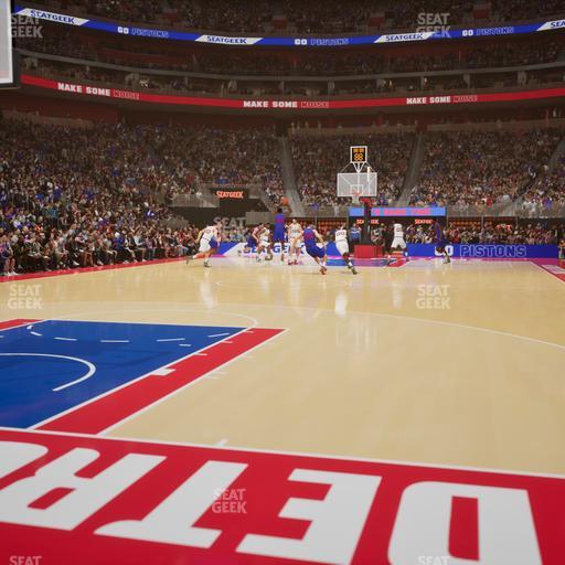 Little Caesars Arena - Section Vip A Seat View