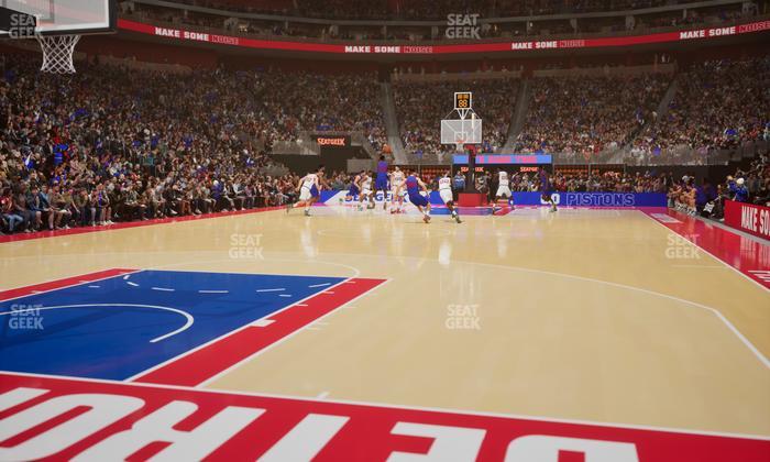 Little Caesars Arena - Section Vip A Seat View