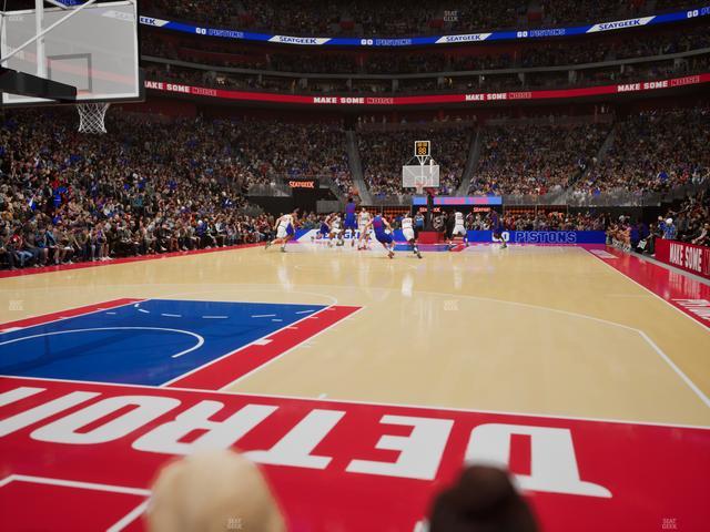 Little Caesars Arena - Section Vip A Seat View